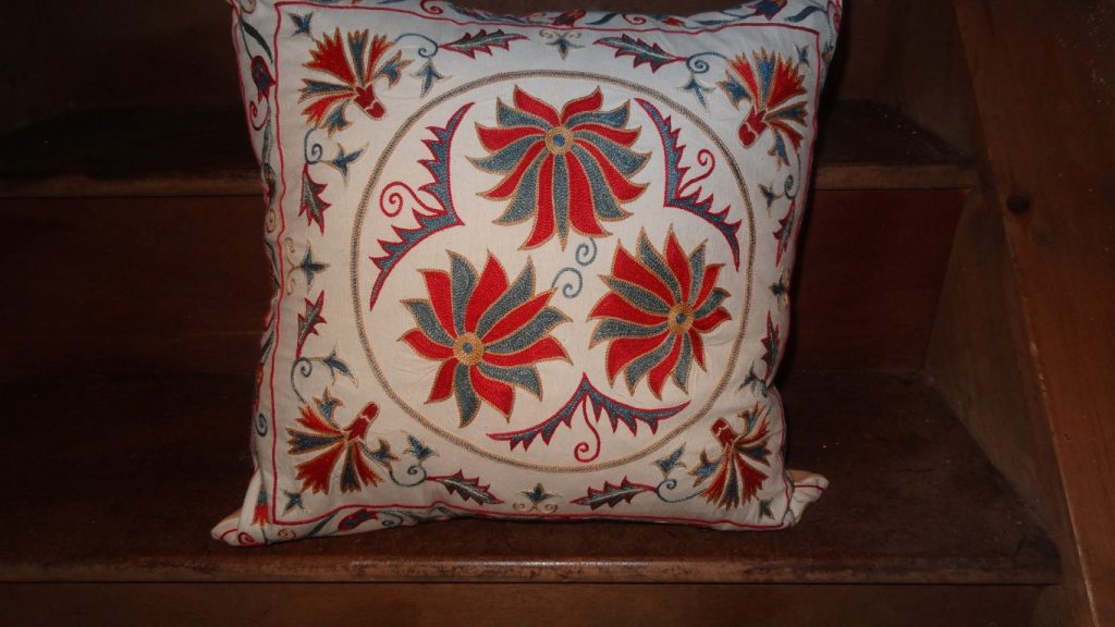 Susani cushion from Central Asia