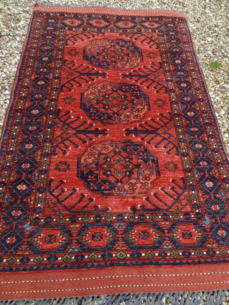 Contemporary Afghan Ersari carpet from northern Afghanistan
