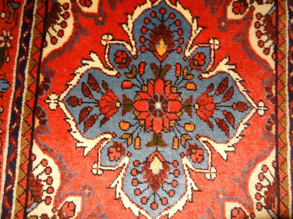 Detail of Persian runner carpet